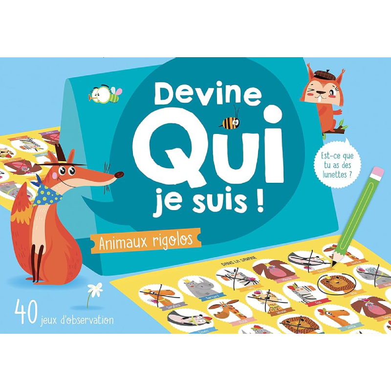 Devine qui je suis ! - Animaux rigolos.