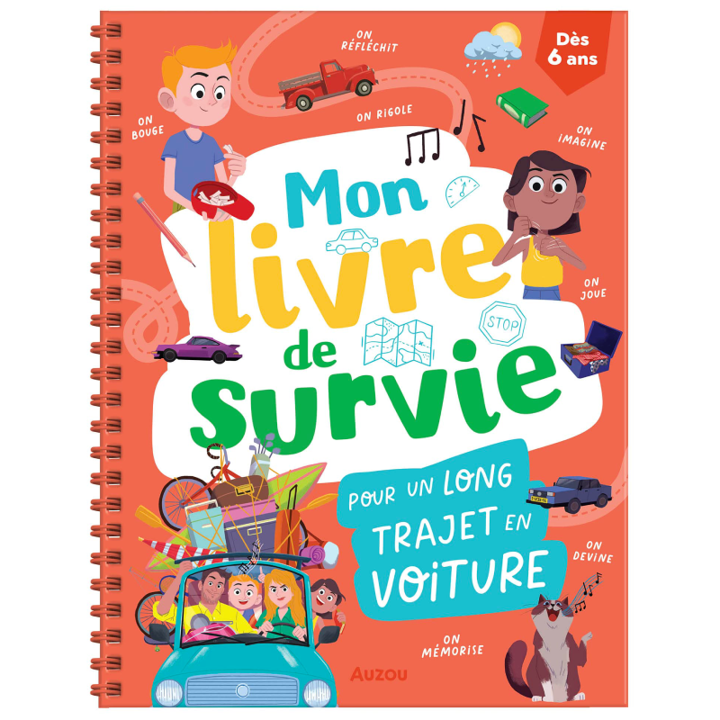 Le livre de survie pour un long trajet en voiture.