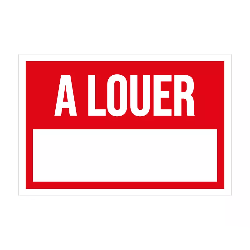 Autocollant "À Louer".