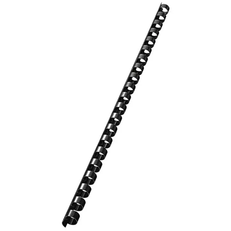 Baguette à relier plastique noir - 10 mm.
