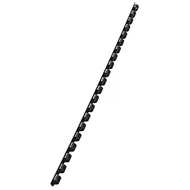 Baguette à relier plastique noir - 6 mm.
