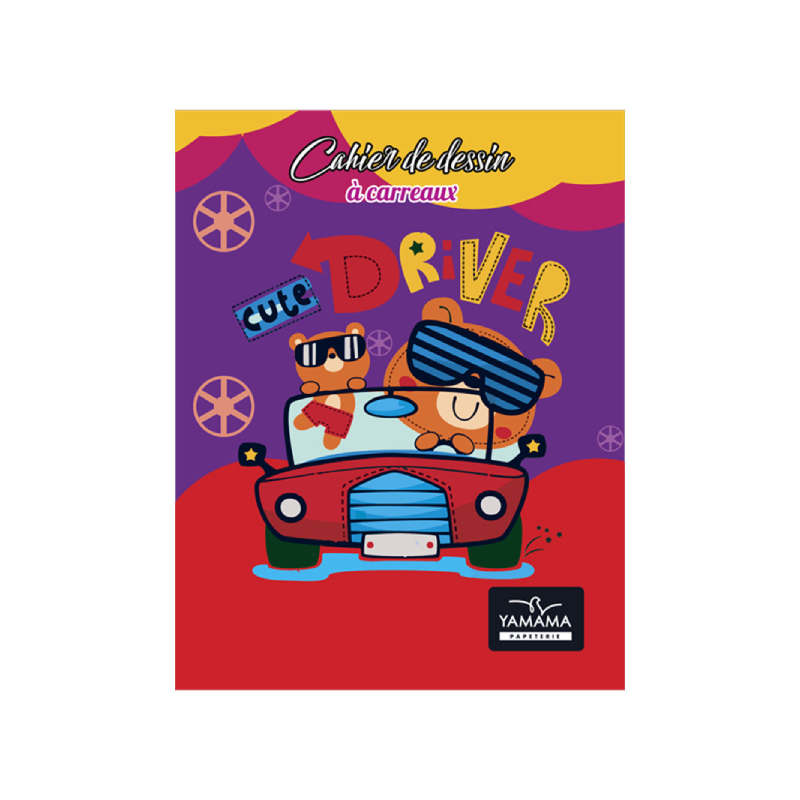 Cahier de Dessin Petit Modèle 10/10 – Yamama – 16 Pages.