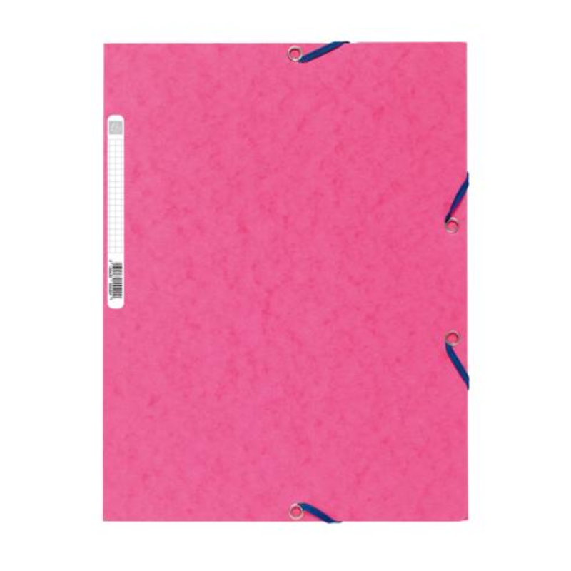 Chemise 3 Rabats Carton Lustré Imprimée – Rose.