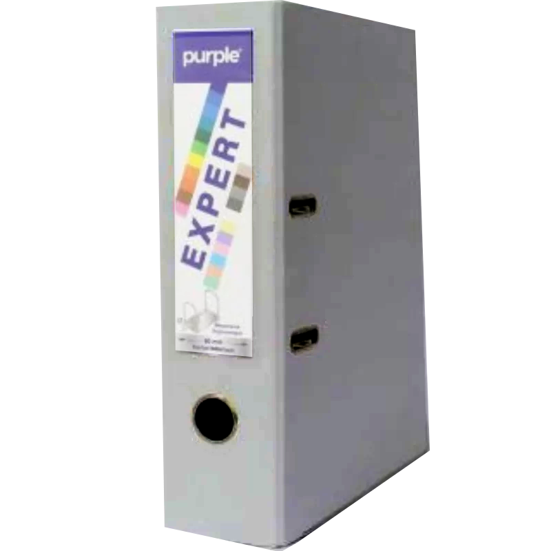 Classeur À Levier (Chrono) Dos 80mm EXPERT Gris foncé.