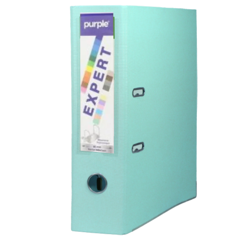 Classeur À Levier (Chrono) Dos 80mm EXPERT Vert clair.