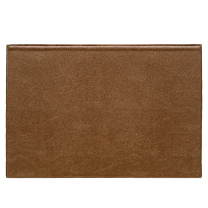 Sous-Main Double Face Uni marron – Essential.