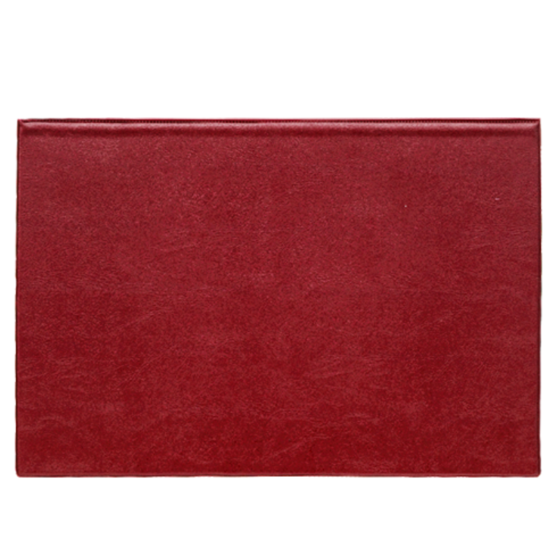 Sous-Main Double Face Uni rouge – Essential.