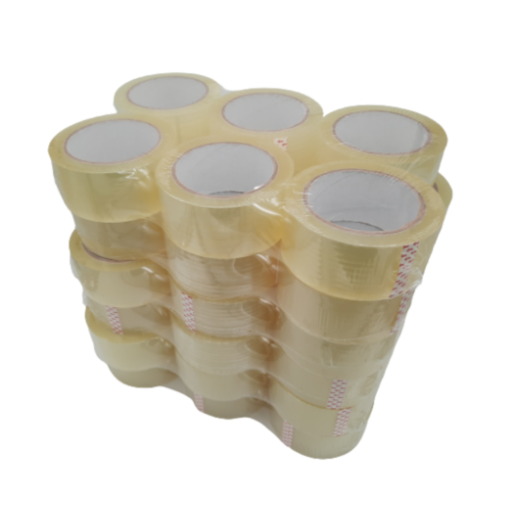 Lot de 36 Rouleaux de Scotch Transparent 100 mm x 48 m – Purple.