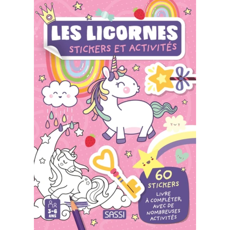 Stickers et Activités – Les Licornes.