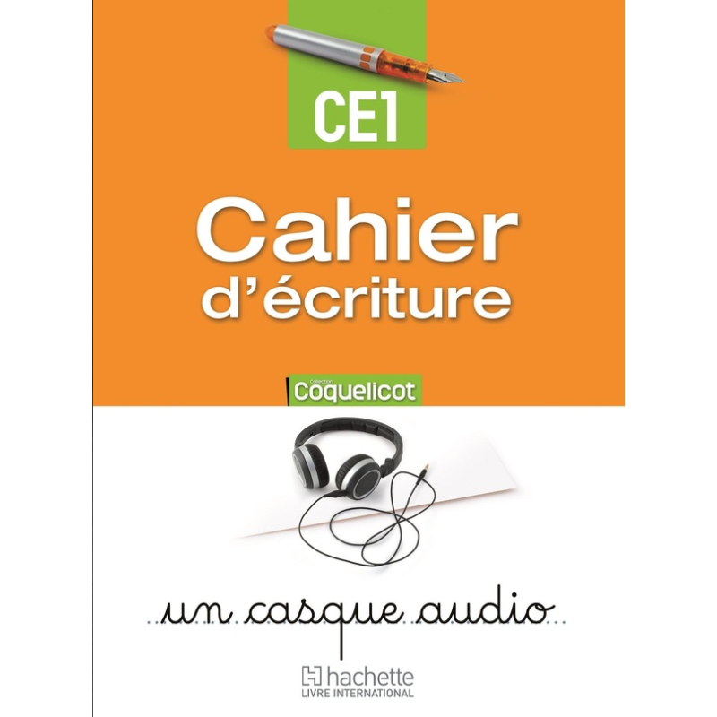 Coquelicot CE1 – Cahier d’Écriture.
