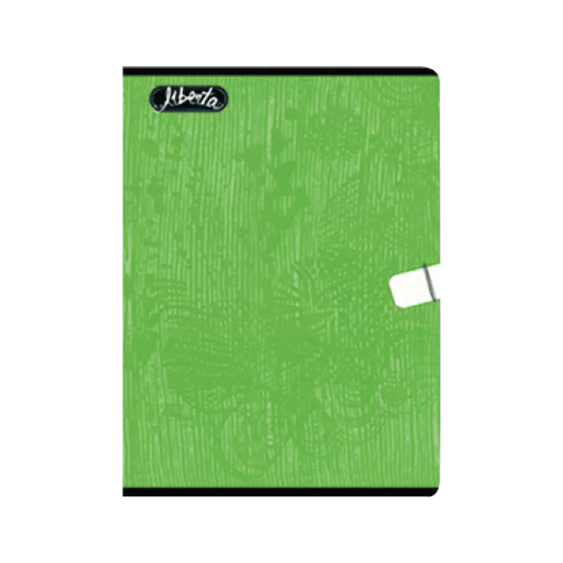 Cahier Piqué 96 Pages – Petit Modèle – Vert – 90g – Liberta.
