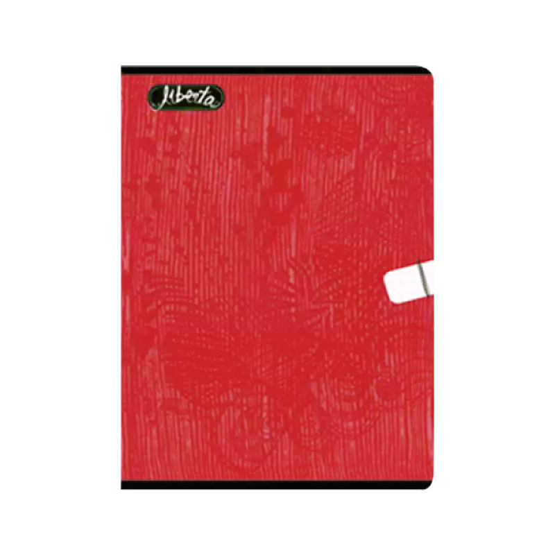Cahier Piqué 96 Pages – Petit Modèle – Rouge – 90g – Liberta.