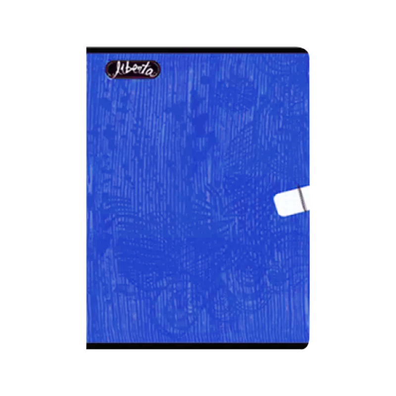 Cahier Piqué 96 Pages – Petit Modèle – Bleu – 90g – Liberta.
