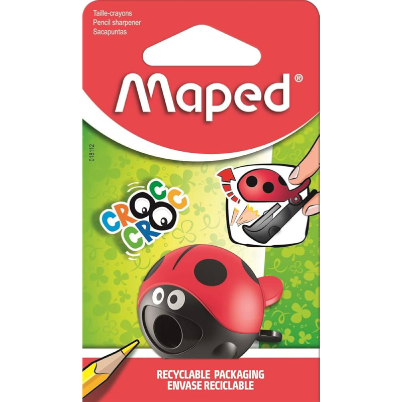 Taille-crayon SIAB – Forme Coccinelle.