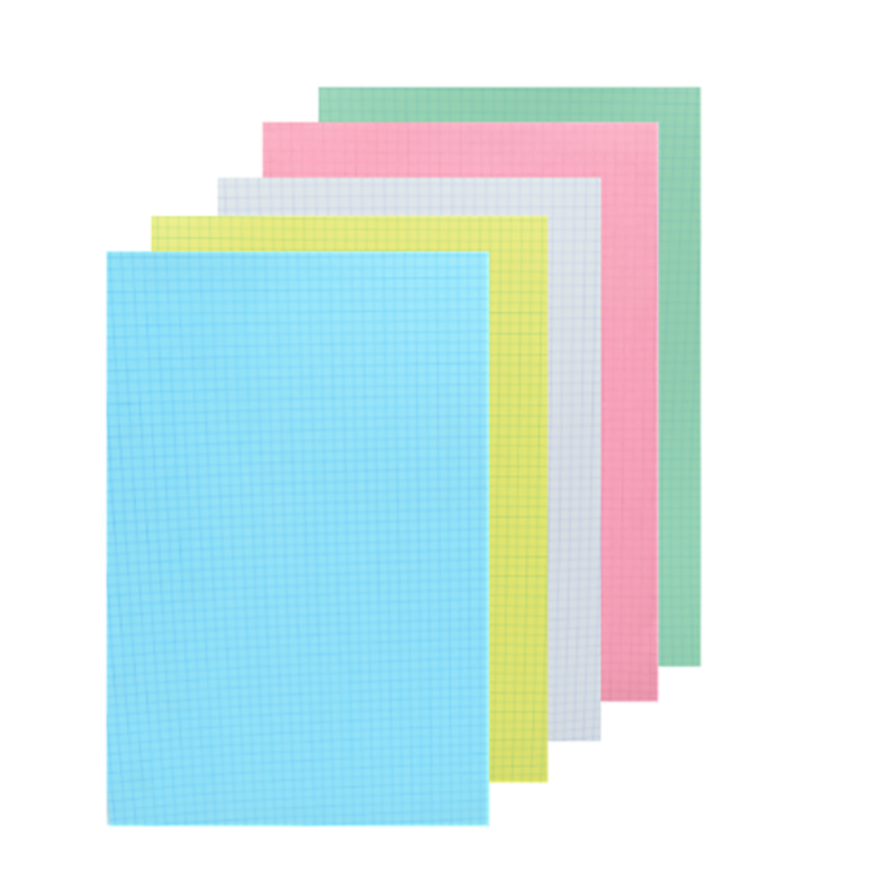 Fiche Bristol Grand Modèle – Couleurs – Bloc de 100.