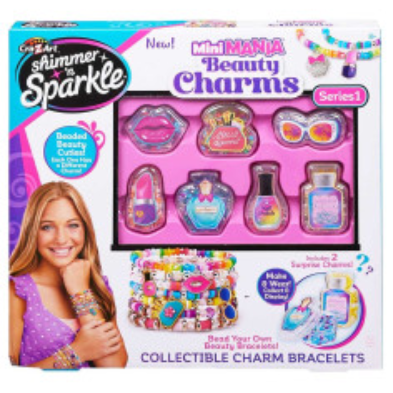 Set de Perles Mini Mania Beauty Charms, Shimmer 'n Sparkle.