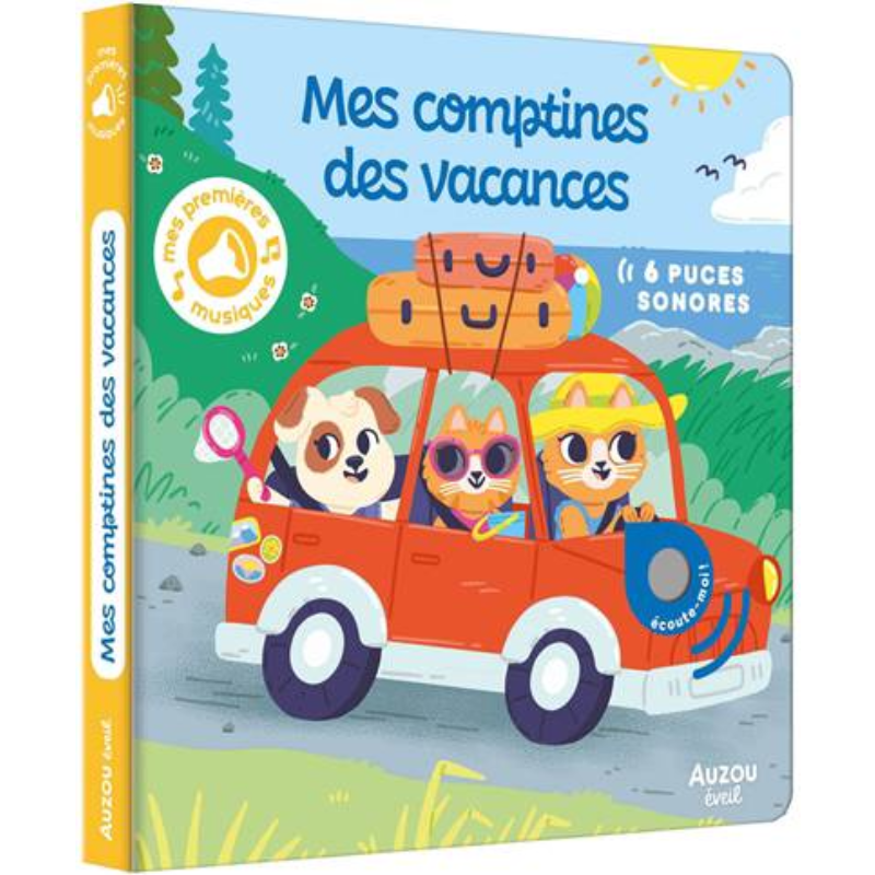 Mes Premières Musiques - Mes Comptines Des Vacances - Auzou.