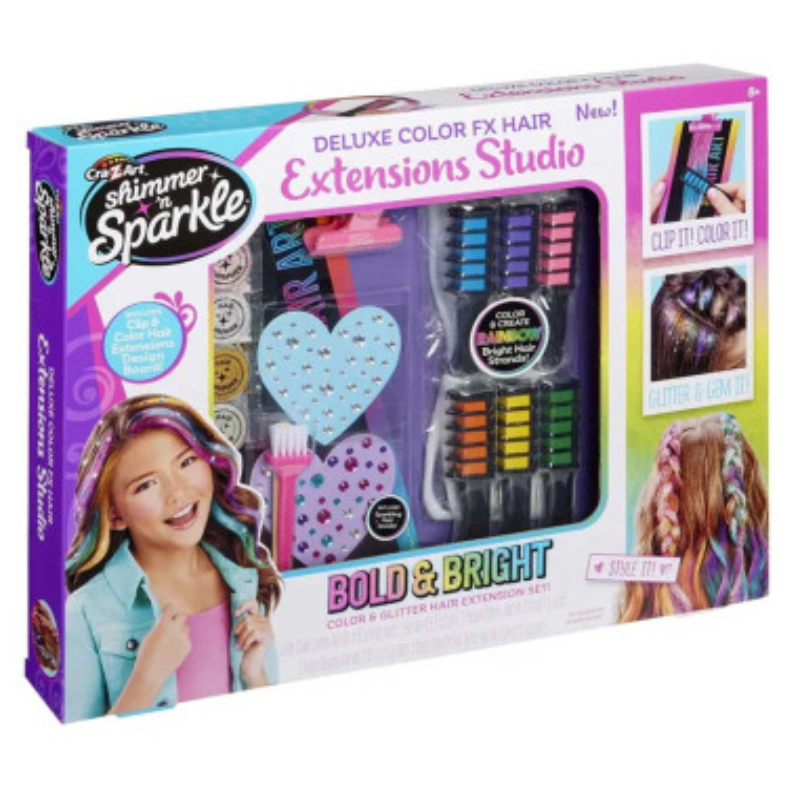 Coffret de Cheuveux FX Hair Extensions Deluxe Value set - Shimmer 'n Sparkle.