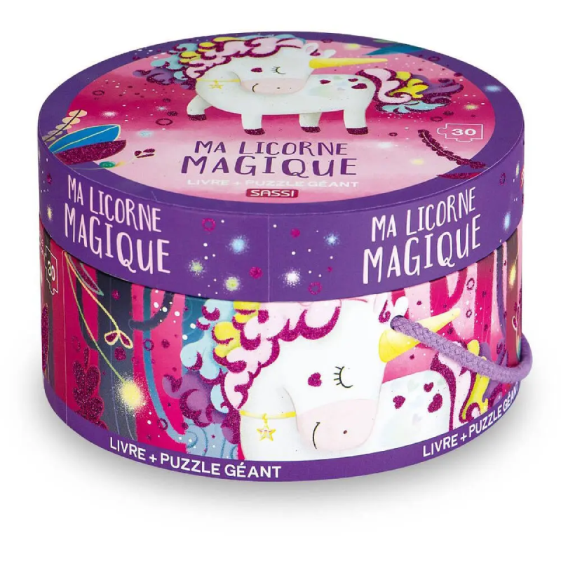 Puzzle Rond – Ma Licorne Magique.