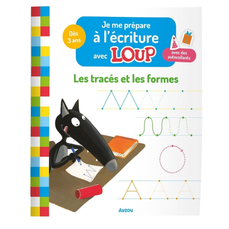 Je me Prépare à l’Écriture avec Loup – Tracés et Formes.