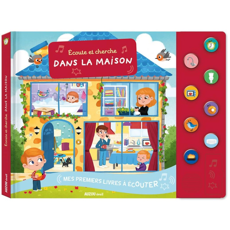 Mes Premiers Livres à Écouter – Écoute et Cherche dans la Maison.