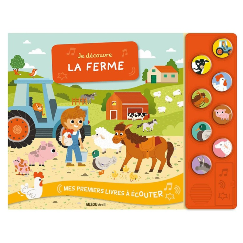 Mes Premiers Livres à Écouter – Je Découvre la Ferme.