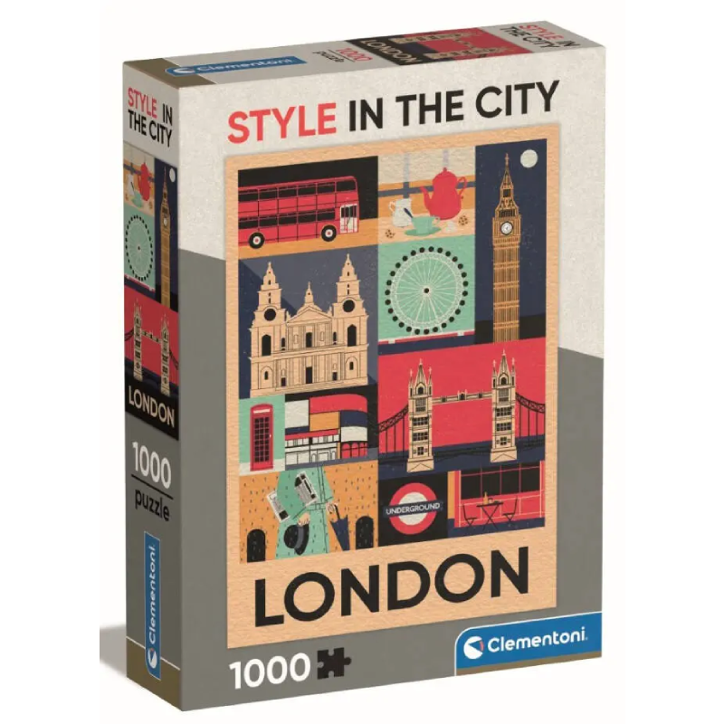Puzzle 1000 Pièces - Le Style en Ville Londres.