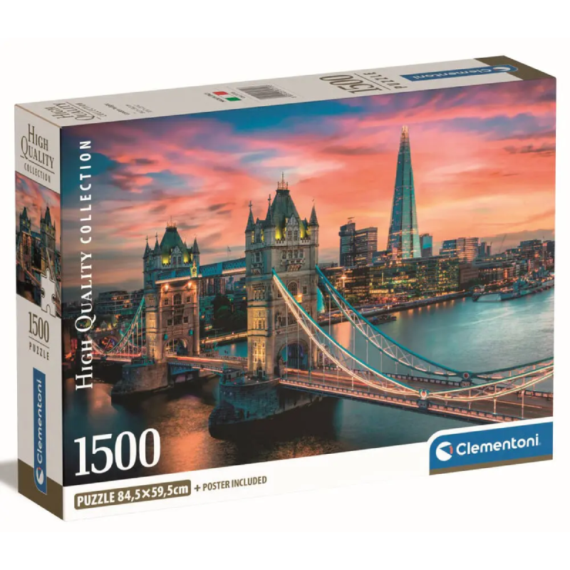 Puzzle 1500 Pièces - Londres au Crépuscule.