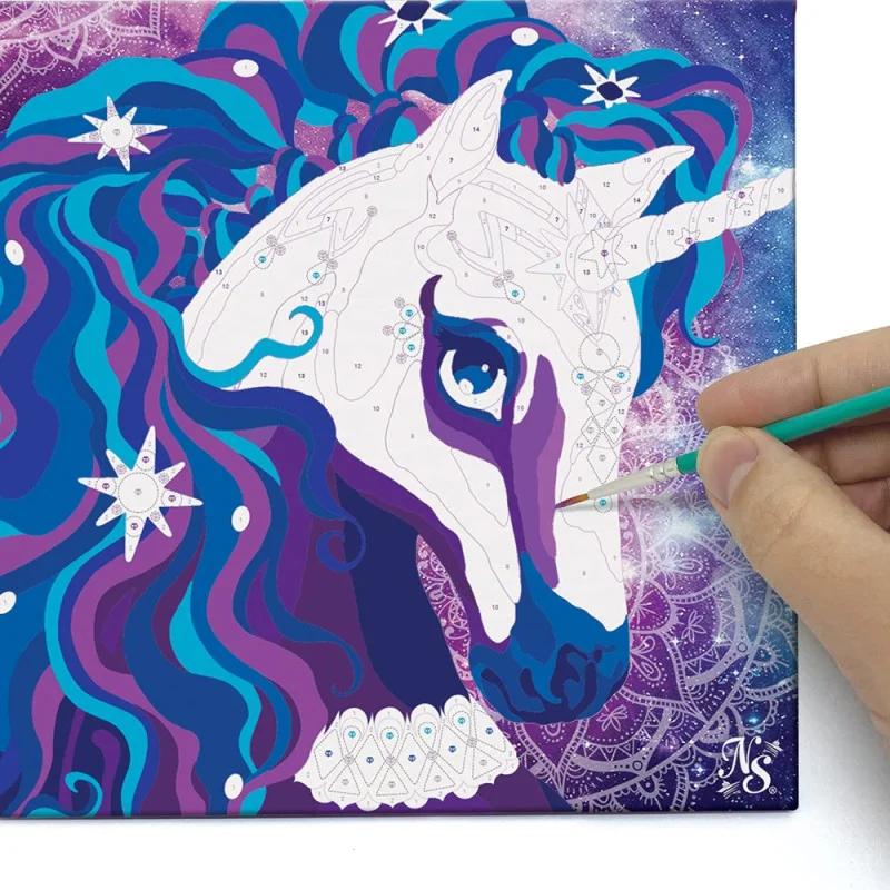 Peinture à Numéros Sur Toile, Nebulia et Horse - Nebulous Stars.