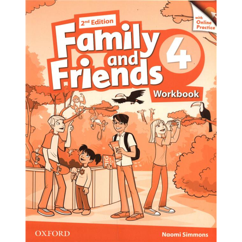 Family and Friends 2nd Edition Work Book Level 4 with Online Practice.