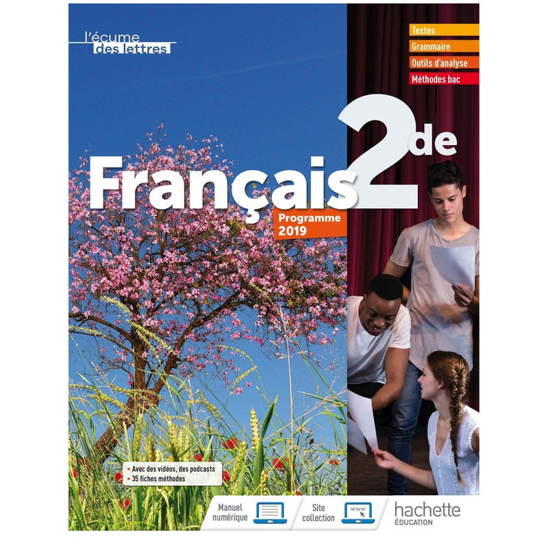 L’Écume des Lettres – 2de – Livre Élève | Éd. 2019.