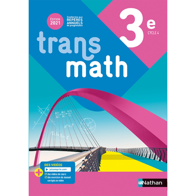 TransMath 3e - Manuel de l'élève.
