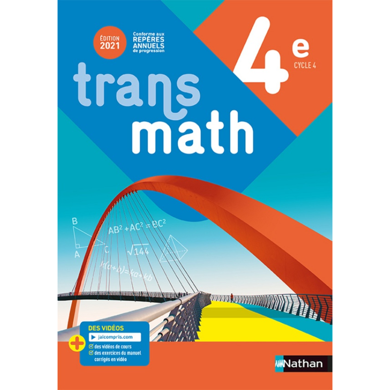 TransMath 4e - Manuel élève 2021.