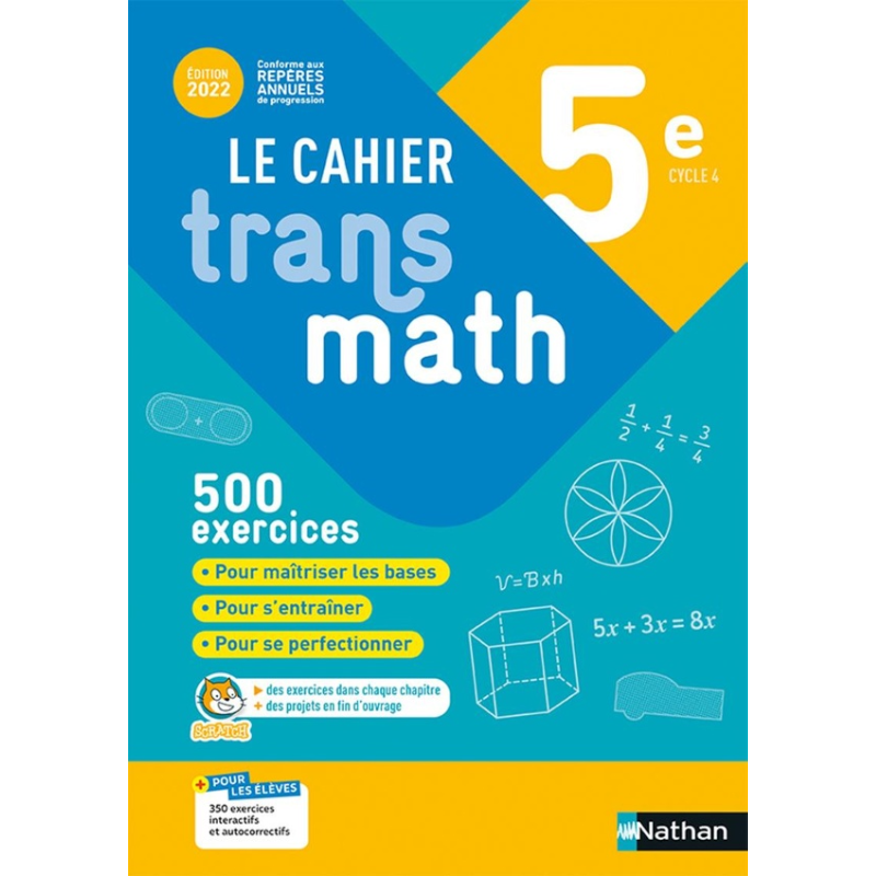 TransMath 5e - Cahier élève 2022.