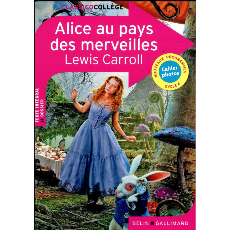 Alice au Pays des Merveilles - Livre jeunesse.