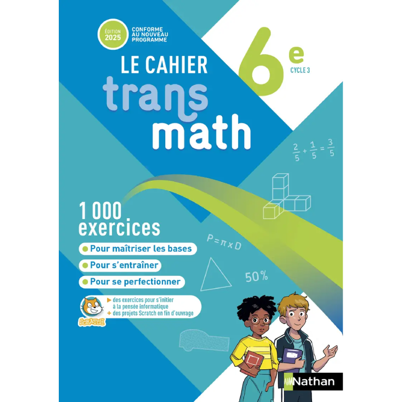 TransMath 6e - Cahier élève (2025).
