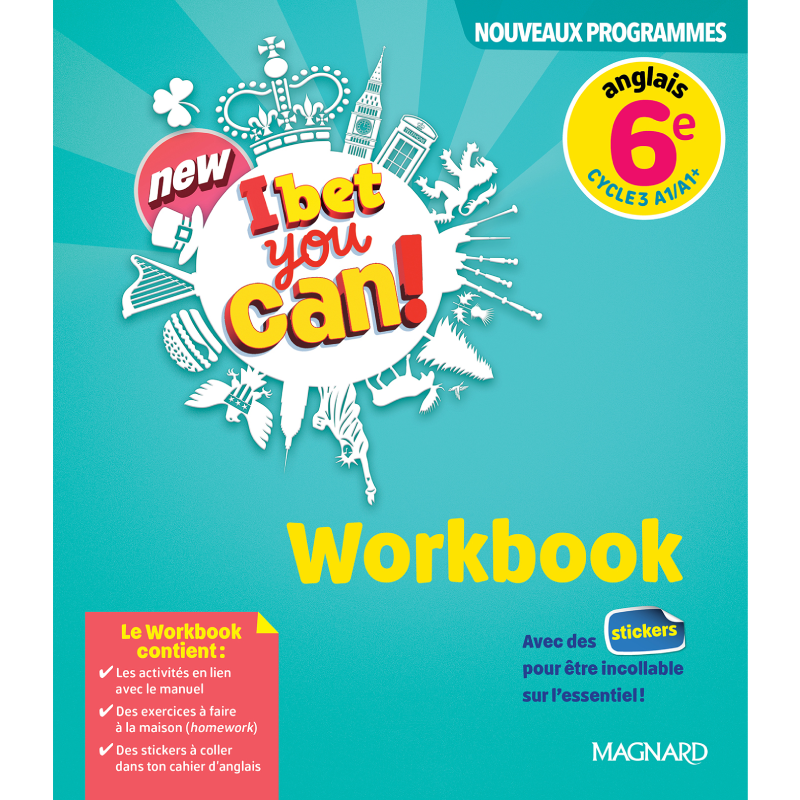 New I Bet You Can! Anglais 6e - Workbook (2025).