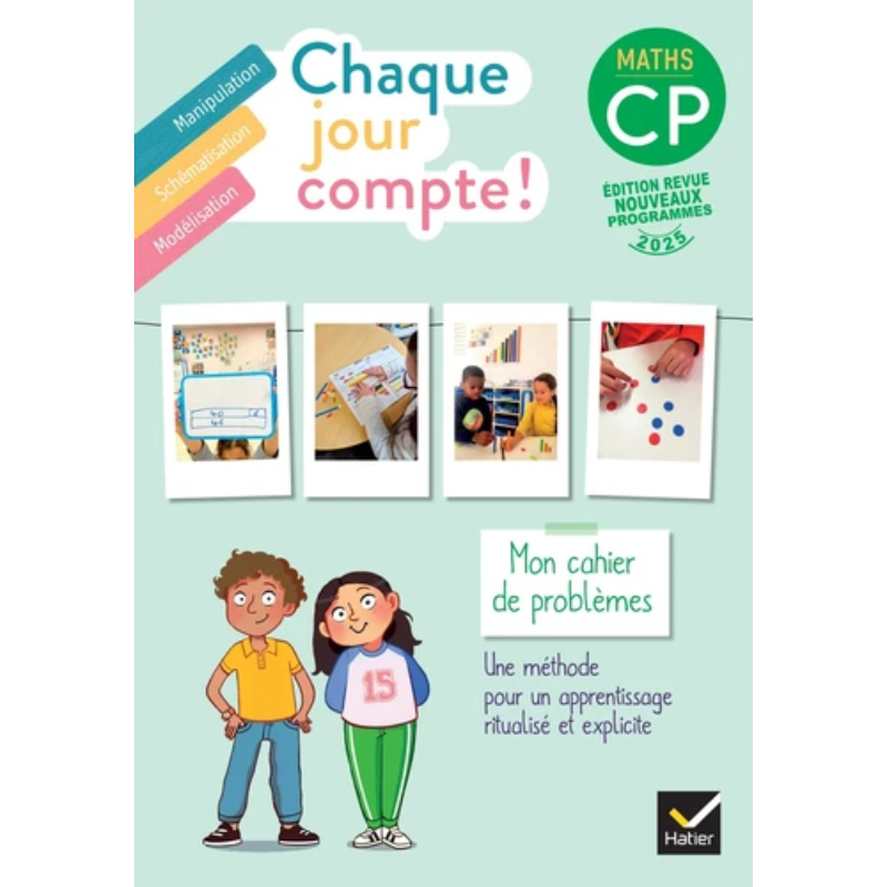 Chaque Jour Compte - Maths CP - Cahier de Problèmes (2025).