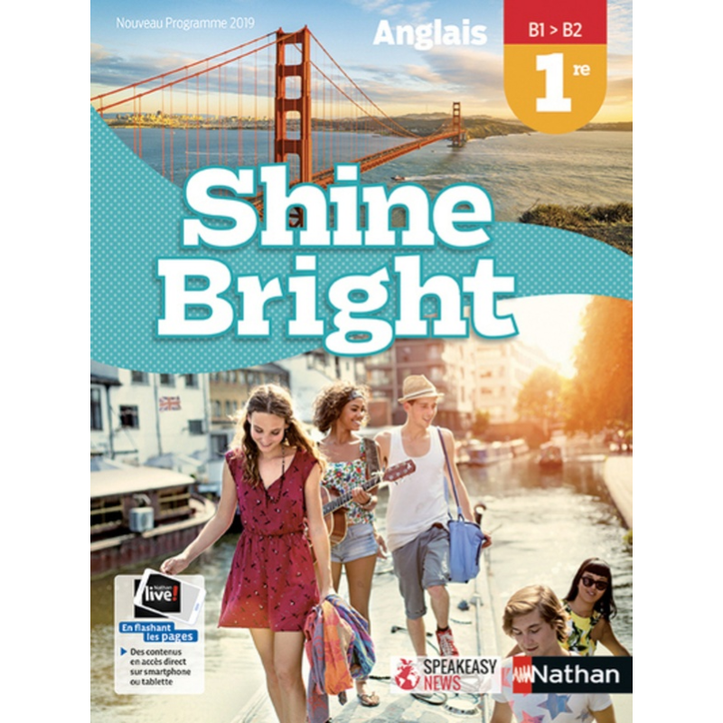 Shine Bright 1ère - Manuel (2019).