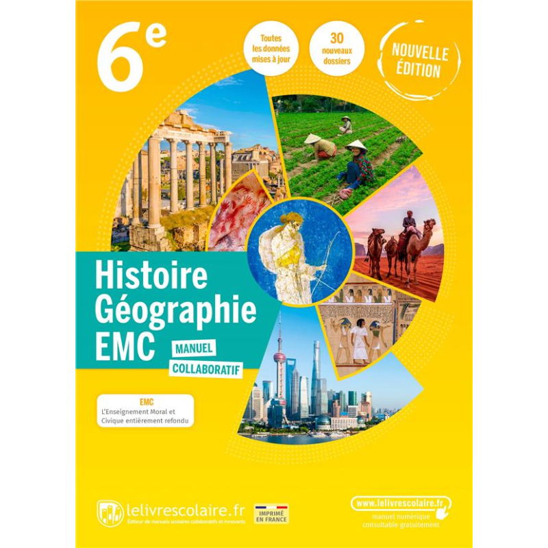 Histoire-Géographie 6e - Edition 2022.