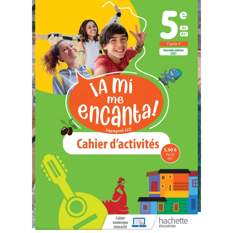 A Mi Me Encanta Espagnol 5ème - Cahier d'Activités Créatif (Édition 2023).
