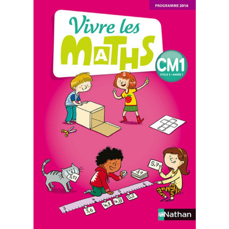 Vivre les Maths CM1 - Fichier Élève Progressif (Édition 2017).