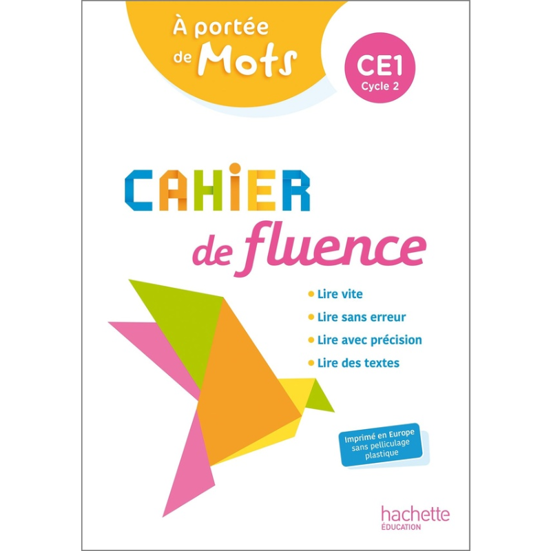 Cahier de Fluence CE1 - À Portée de Mots - Cahier Élève (Ed. 2022).