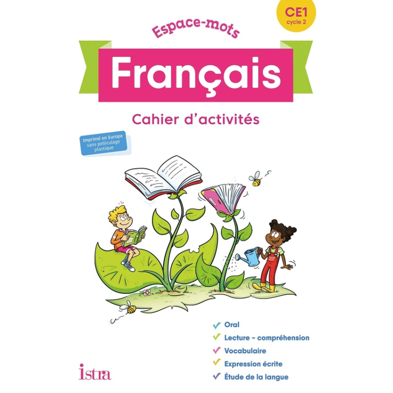 Espace-Mots Français CE1 - Cahier Élève - Édition Export (Ed. 2020).