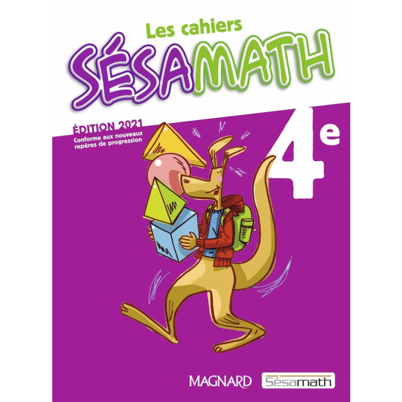 Mathématiques Quatrième - Sésamath - Cahier Élève (2021).
