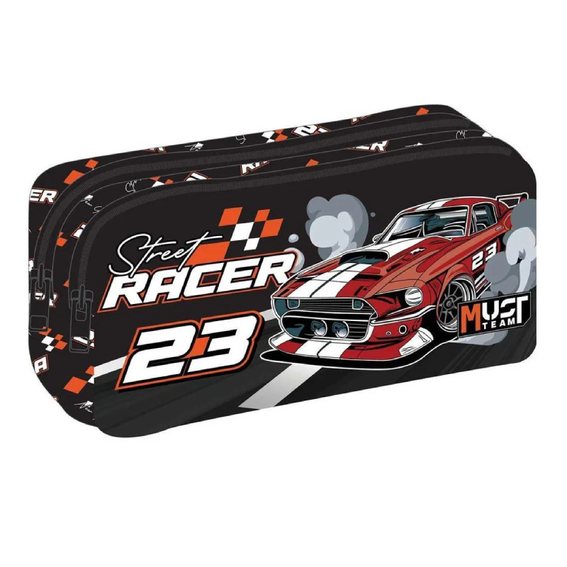 Trousse Must Team avec 2 Compartiments, Street Racer.