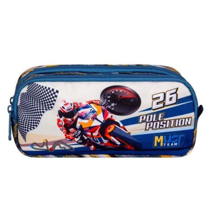 Trousse 2 Poches Must "Pole Position" - Esprit Course.