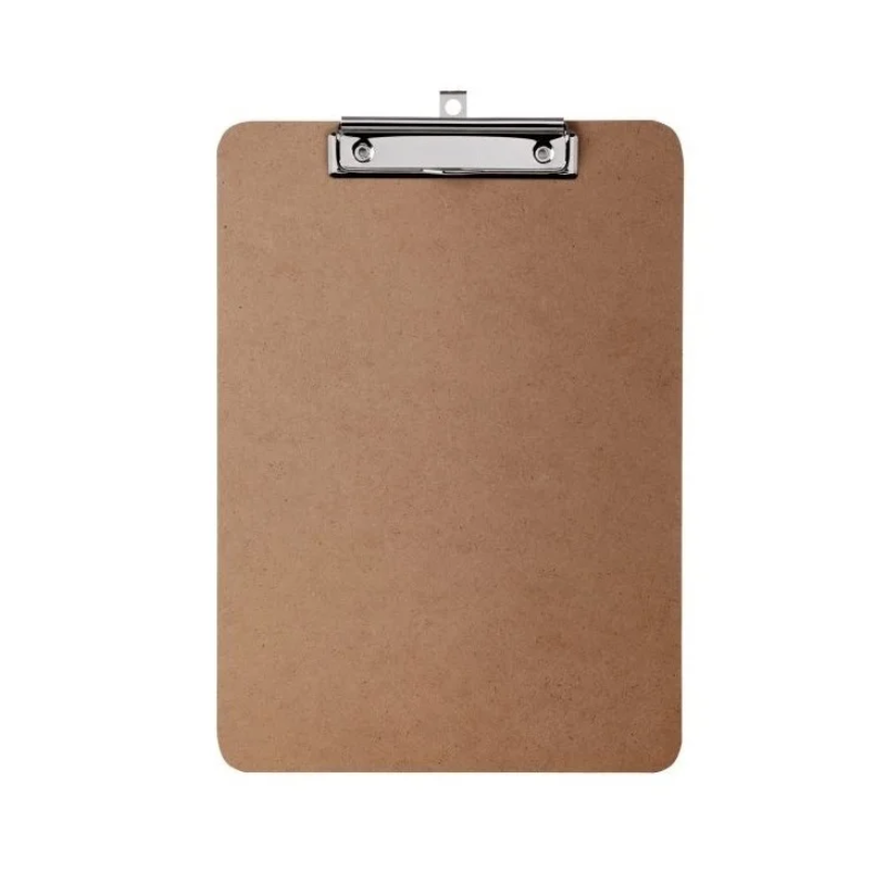 Porte-Bloc à Pince Dingli A4 Bois MK245-2 - Support Professionnel.