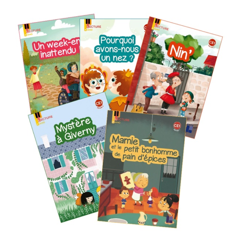 Collection Piano CE1 - Pack de 5 Albums Individuels.