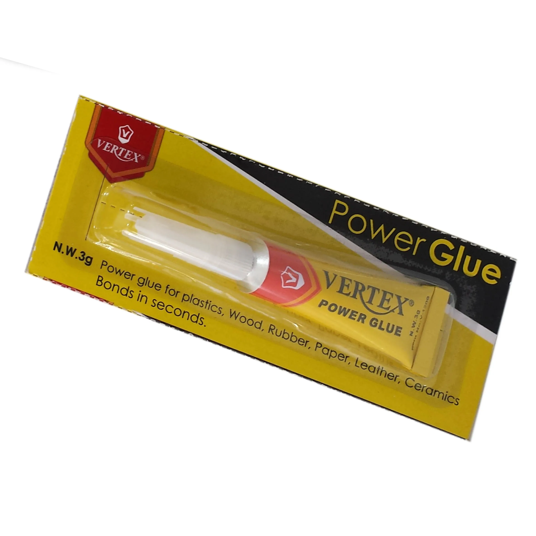 Colle Super Glue Vertex 3g V-1209 - Collage Instantané.
